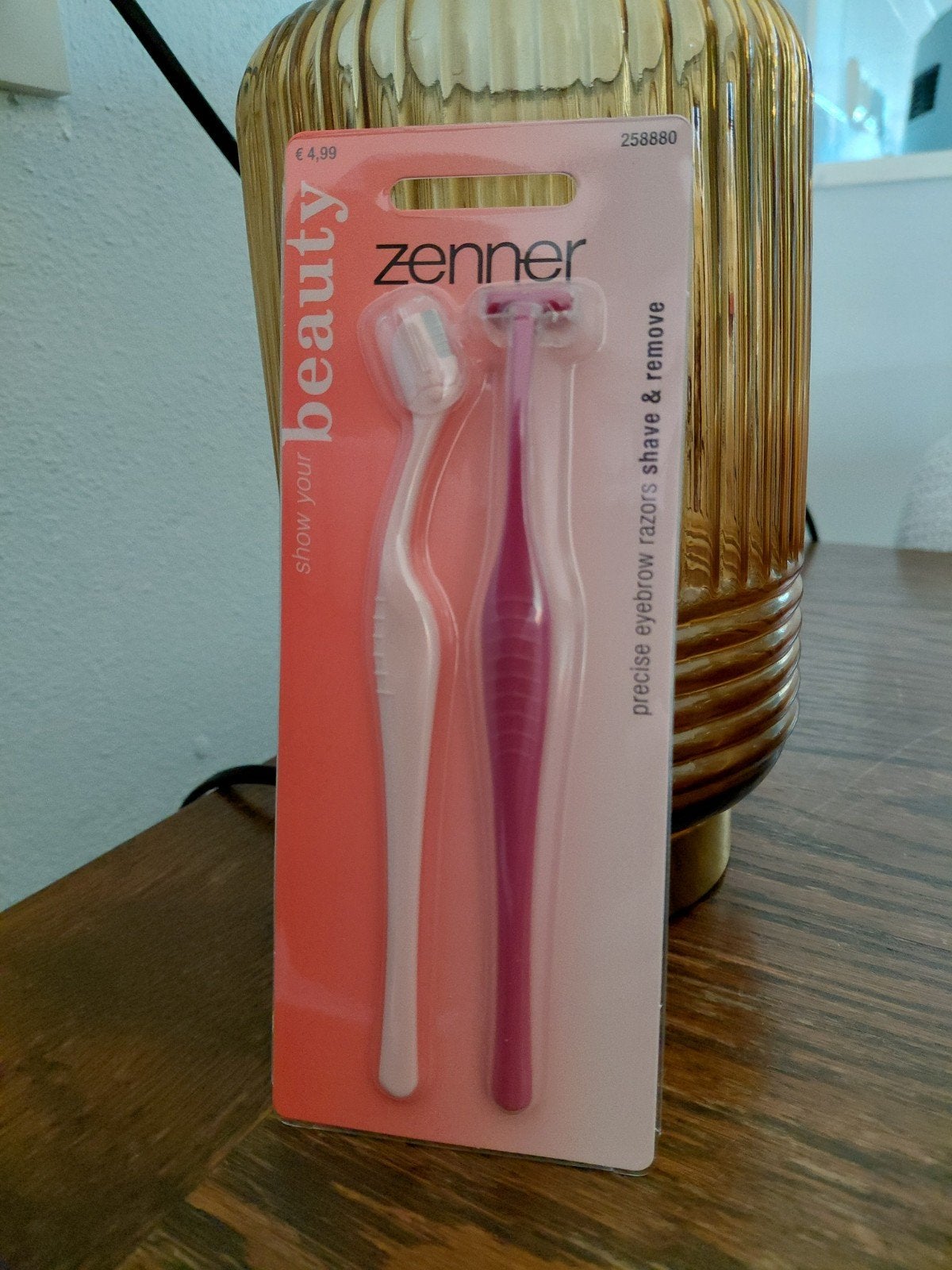 Zenner Wenkbrauwscheermesjes - Precisie Scheren & Vormgeven, Ophalen of Verzenden, Nieuw, Overige typen