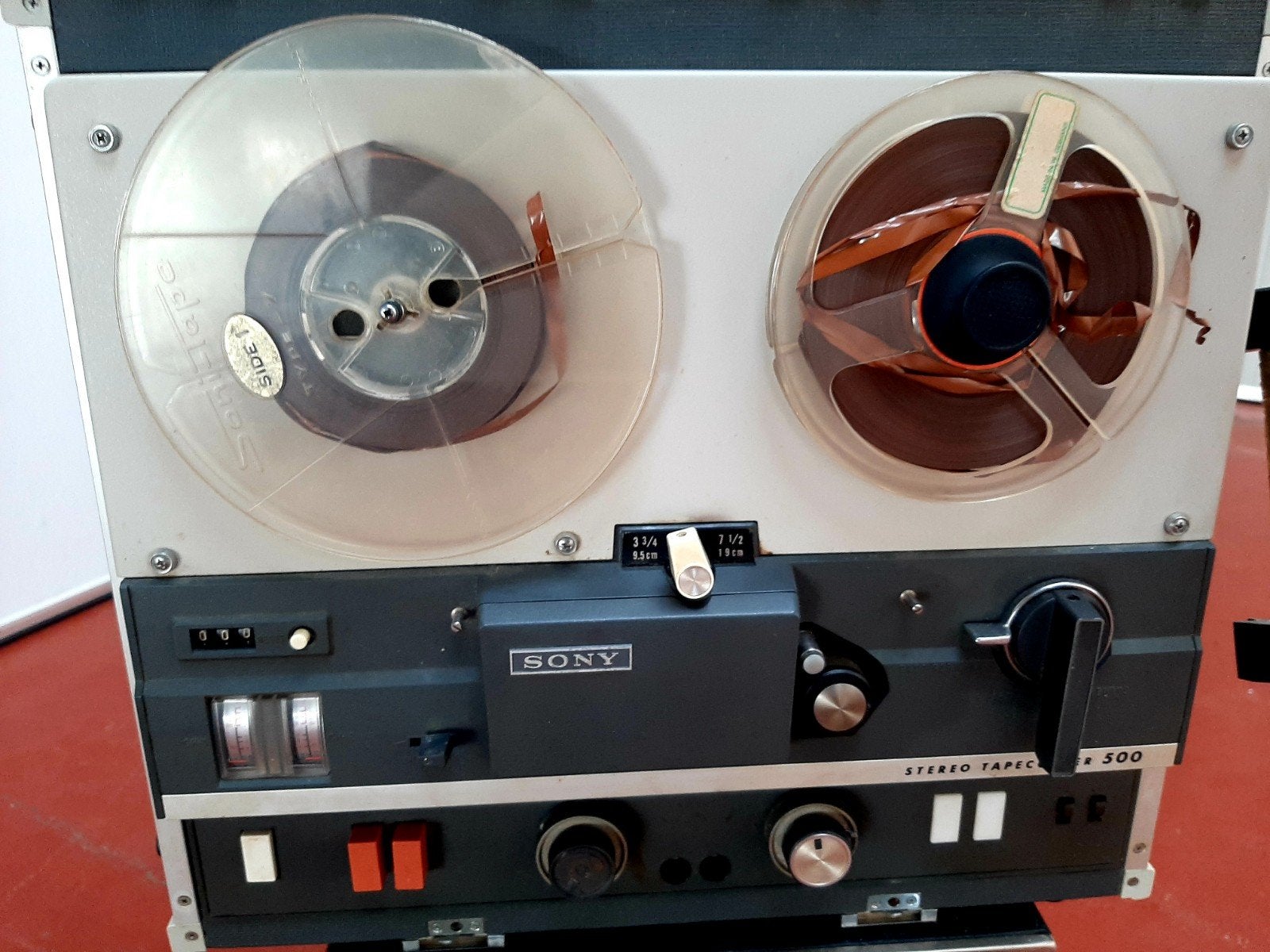 Sony bandrecorder met speakers, Ophalen, Bandrecorder