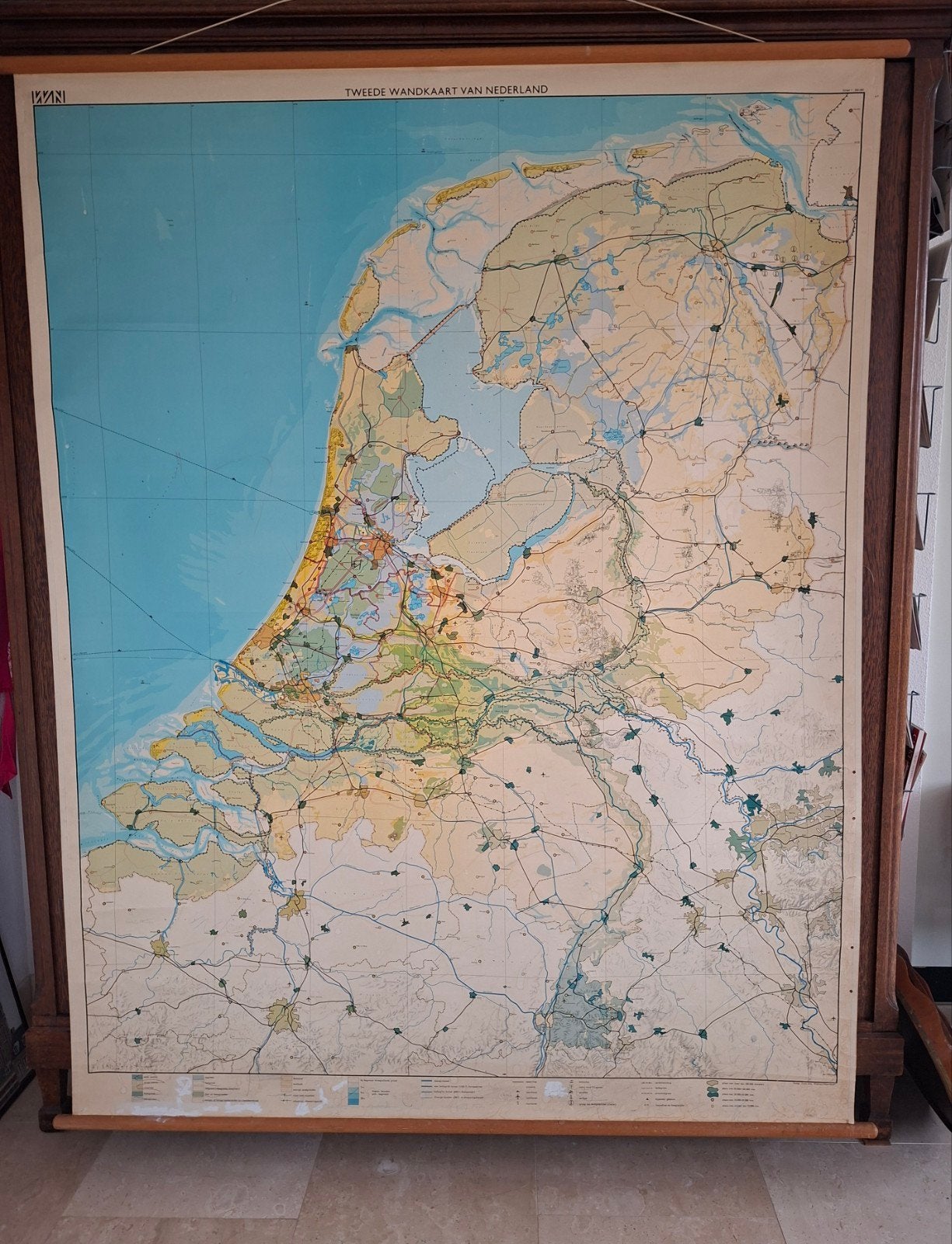 Landkaart Nederland, Ophalen, Aardrijkskunde