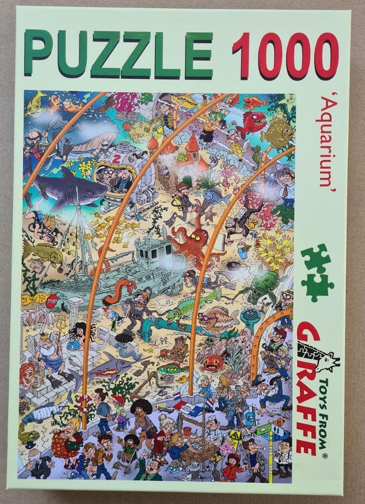 Cartoon puzzel van Toys from Giraffe: Aquarium, Ophalen of Verzenden, 500 t/m 1500 stukjes, Zo goed als nieuw, Legpuzzel