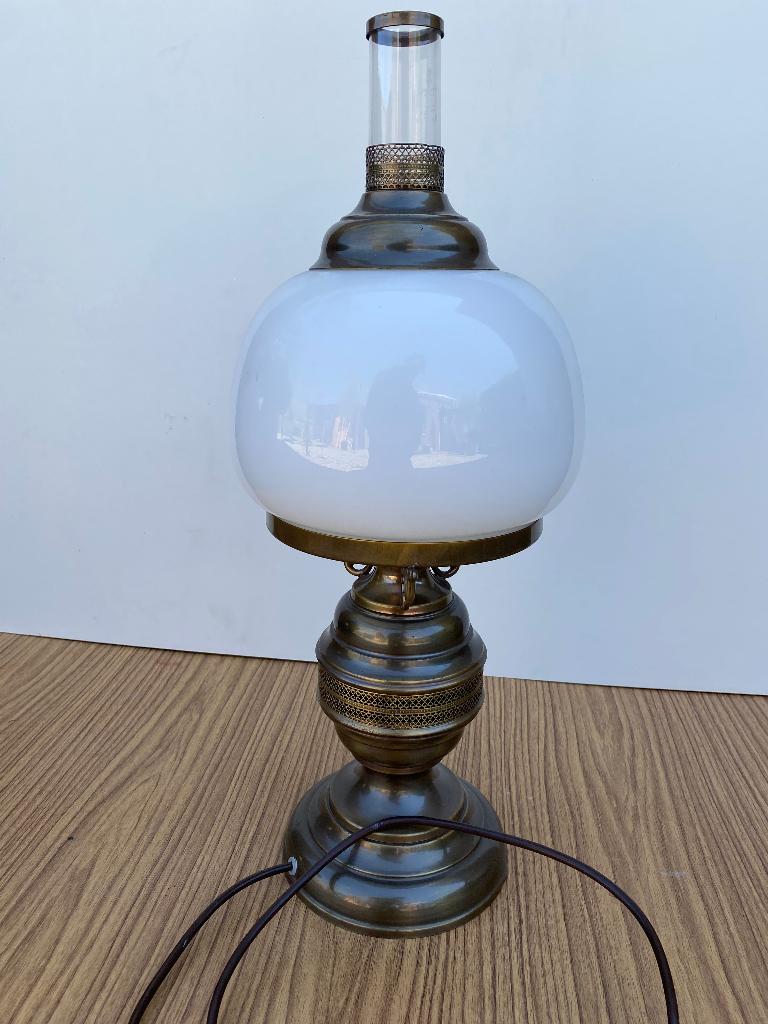 staande lamp, Huis en Inrichting, Lampen | Vloerlampen, Ophalen, Klassiek, Minder dan 100 cm, Glas