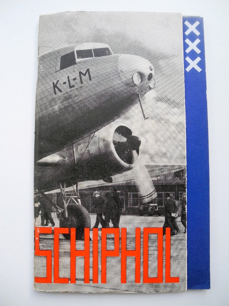 Zeldzaam! Boekwerkje Schiphol Amsterdam uit 1936. Fré Cohen., Boeken, Ophalen of Verzenden, 20e eeuw of later, Gelezen