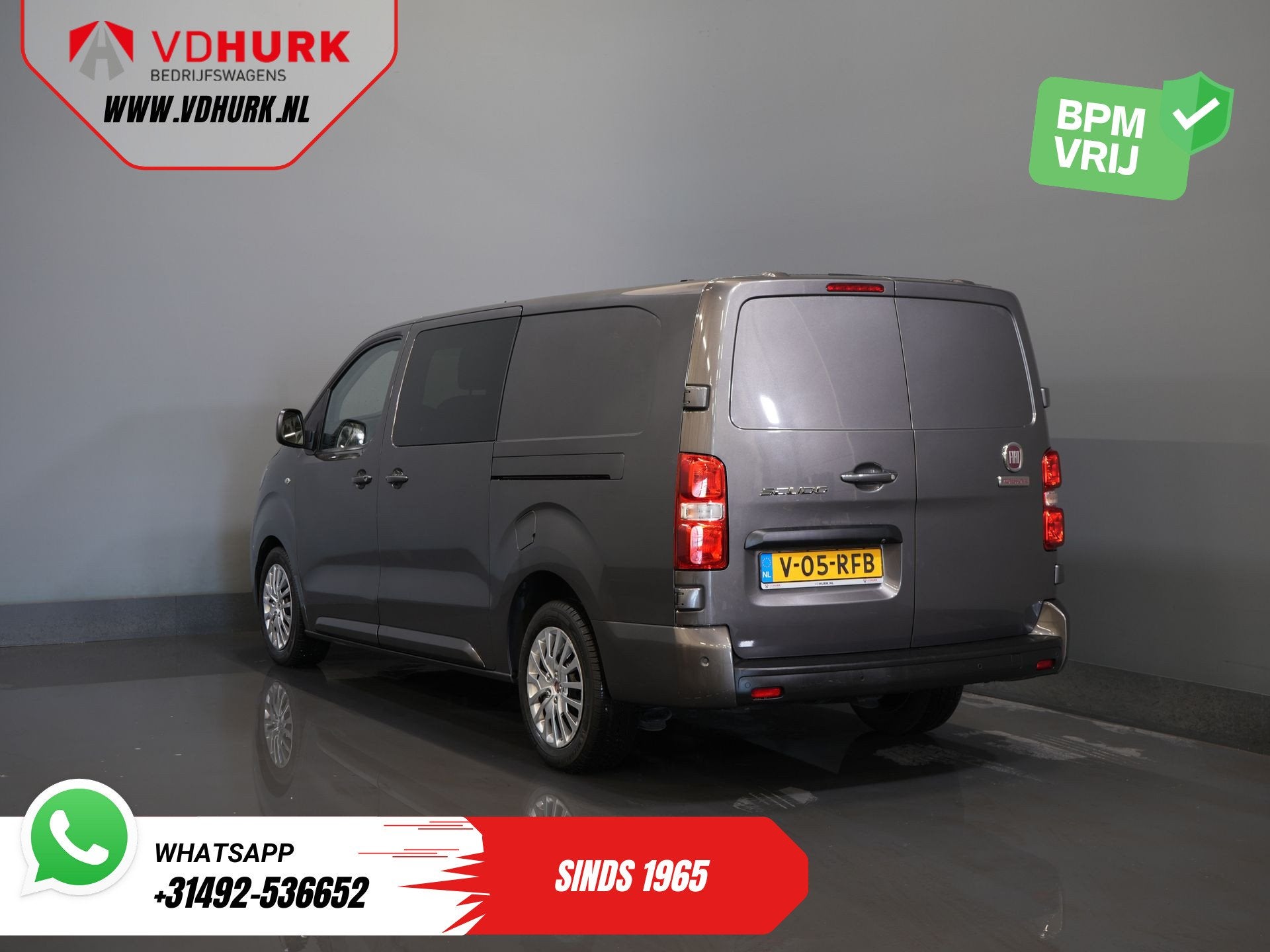 Fiat Scudo 2.0 MJ 145 pk DC Dubbel Cabine Adapt.Cruise/ 2x S, Voorwielaandrijving, 145 pk, Stof, Gebruikt