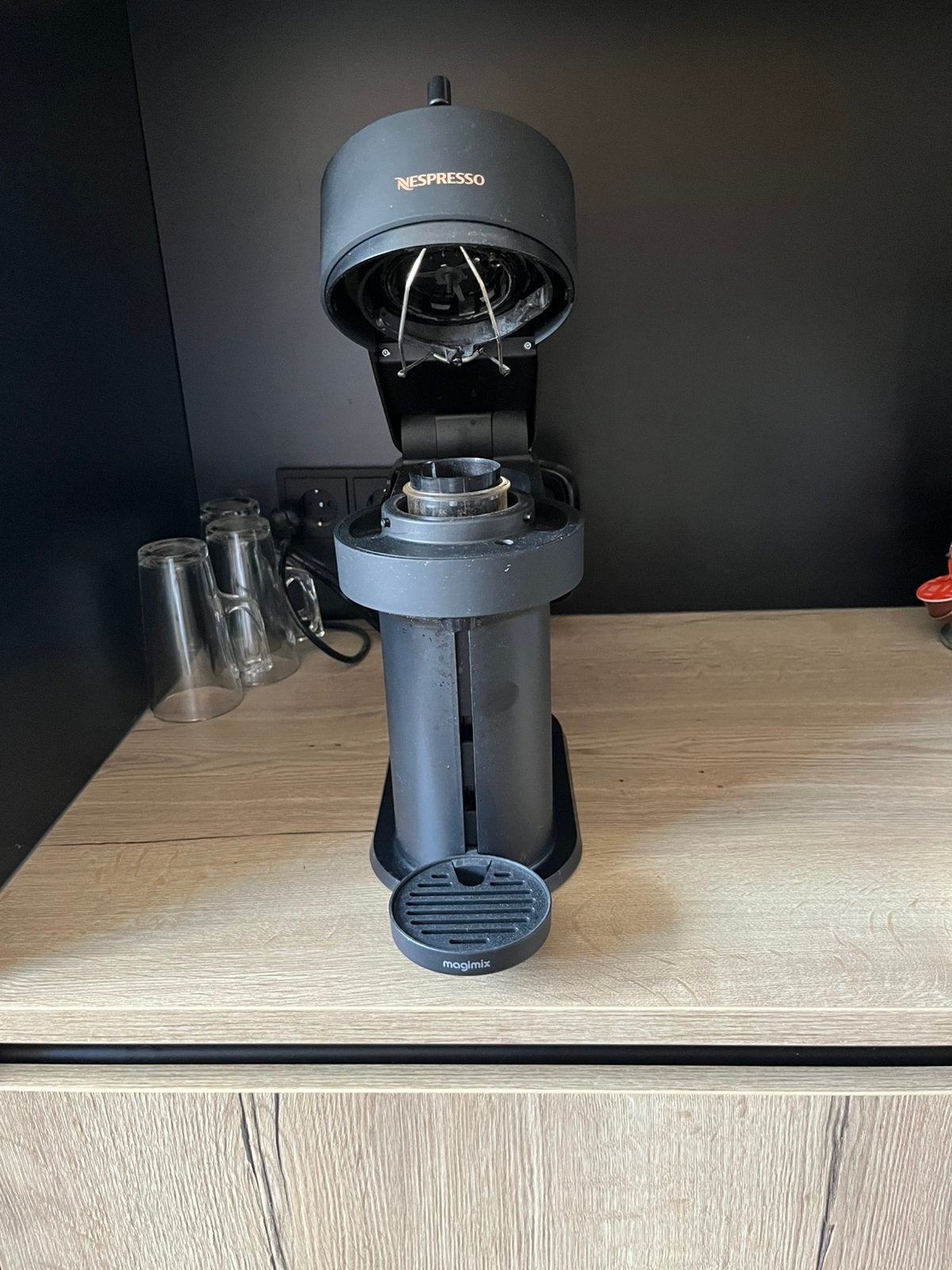 Nespresso koffie apparaat magimix, Witgoed en Apparatuur, Koffiezetapparaten, Ophalen, Zo goed als nieuw, Espresso apparaat