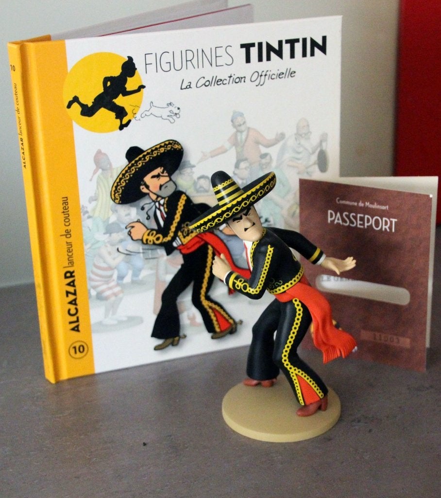 Moulinsart figurine n 10 Alcazar Tintin Hergé Kuifje, Verzamelen, Verzenden, Kuifje, Zo goed als nieuw, Beeldje of Figuurtje