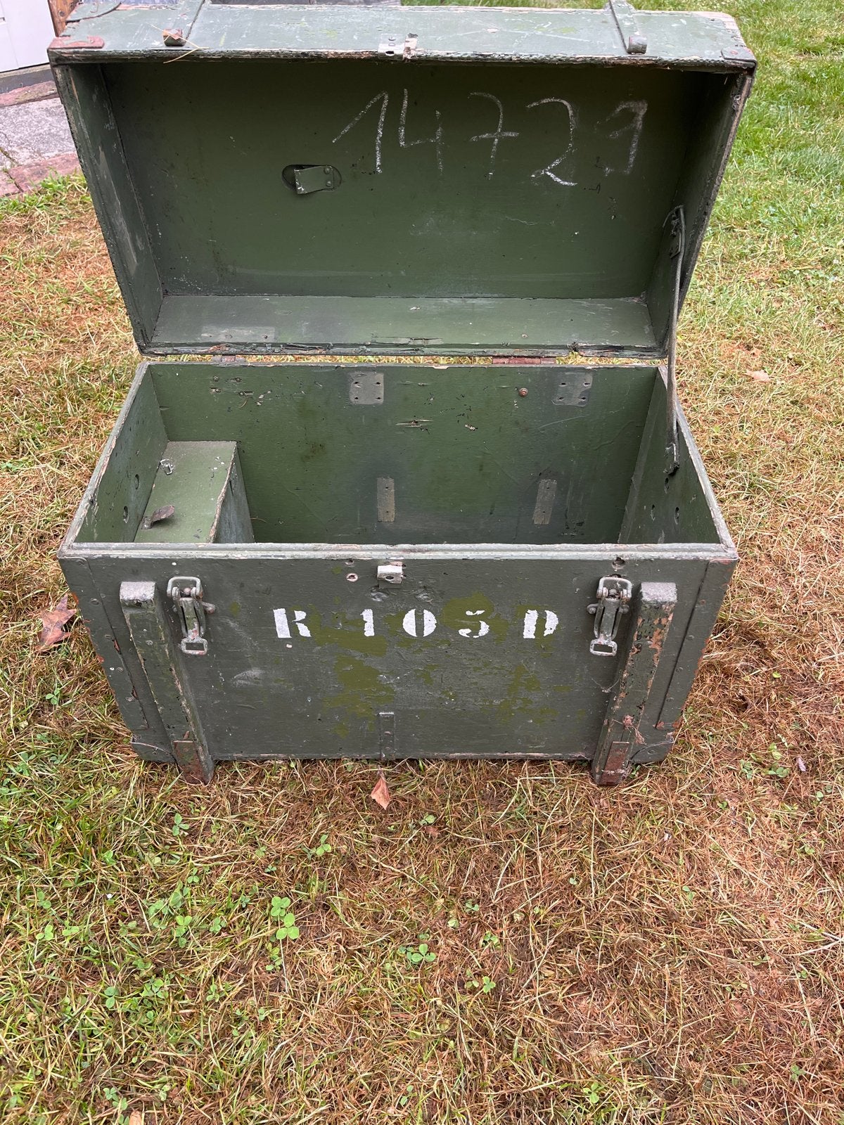 Vintage Legerkist - Robuuste Opbergkist, Ophalen, Nederland