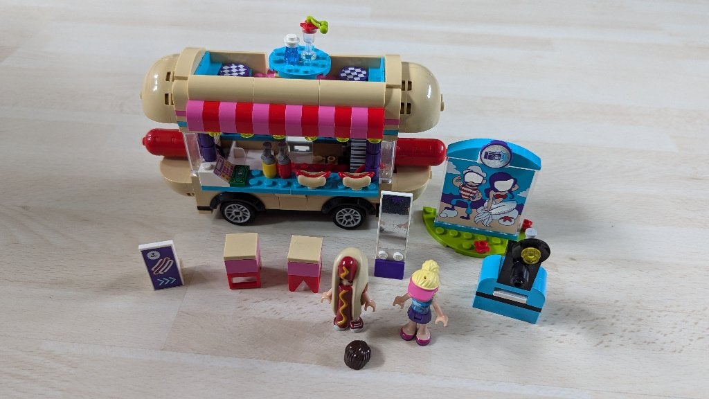 Lego Friends 41129 Pretpark hotdog-wagen, Compleet, Lego, Friends, Ophalen of Verzenden
