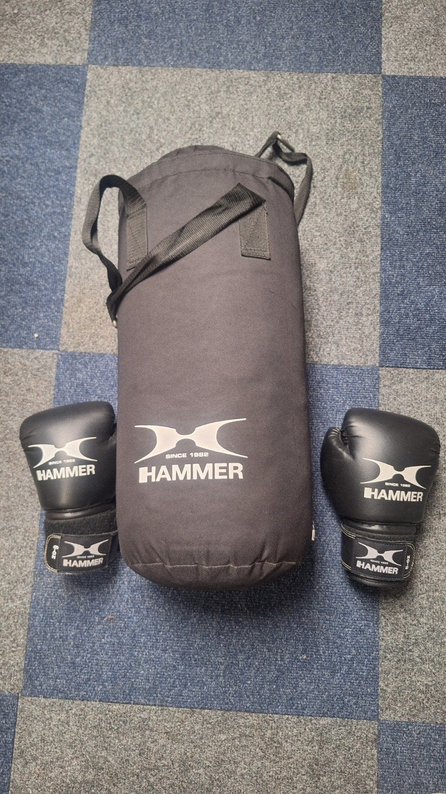 Bokszak en bokshandschoenen set van Hammer, Ophalen of Verzenden