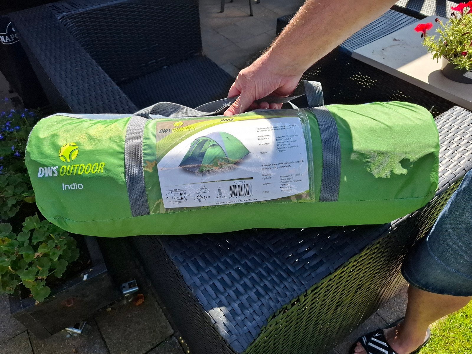 DWS Outdoor Indio 2-persoons koepeltent, Ophalen, Zo goed als nieuw, Tot en met 2