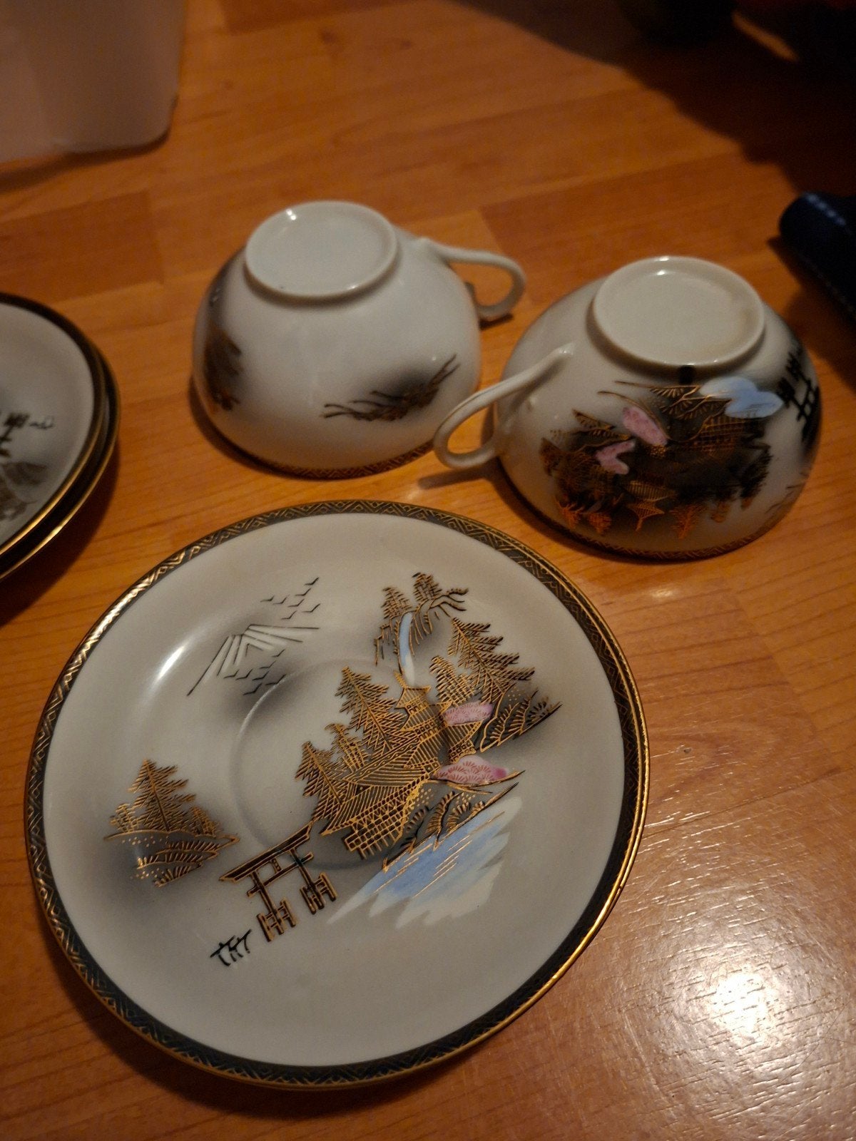 Vintage Japans theeservies - 6 kopjes en 6 schotels, Ophalen