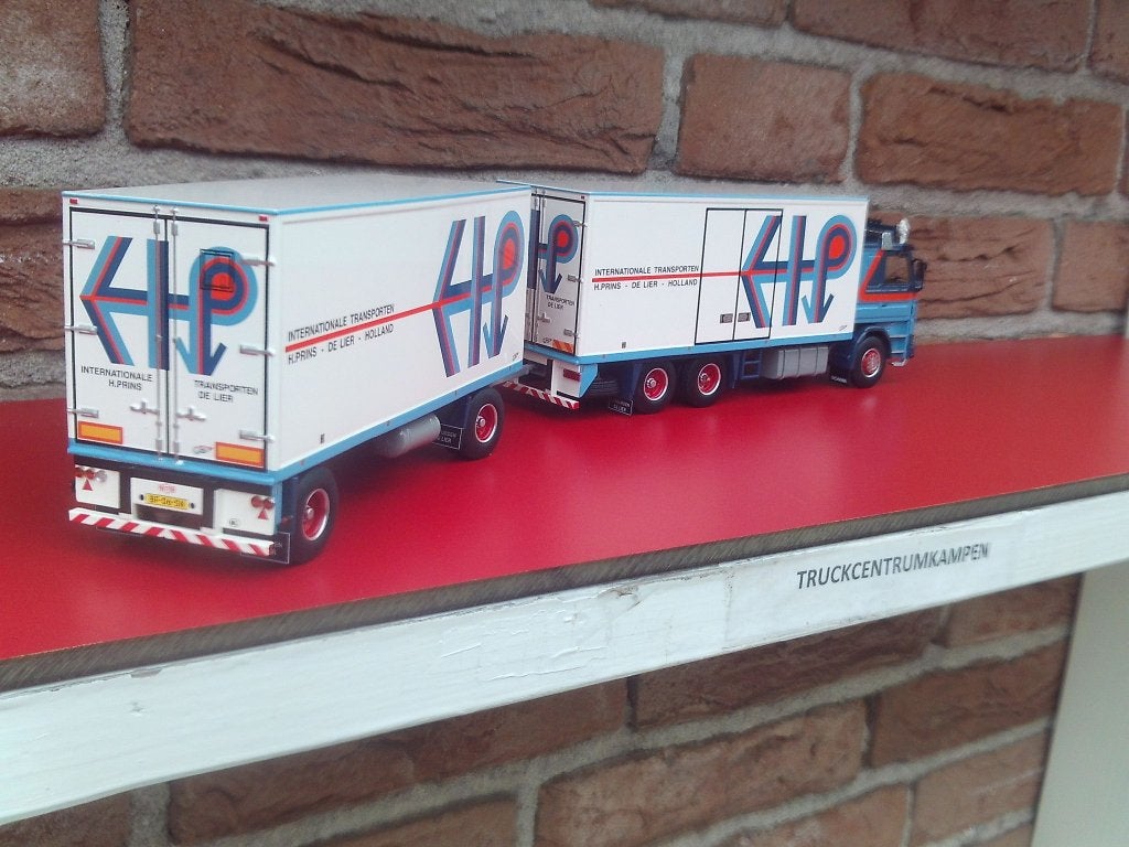 Tekno  Scania  142  V8  Motorwagen  van  Hans  Prins.., Ophalen of Verzenden, Nieuw, Bus of Vrachtwagen, Tekno