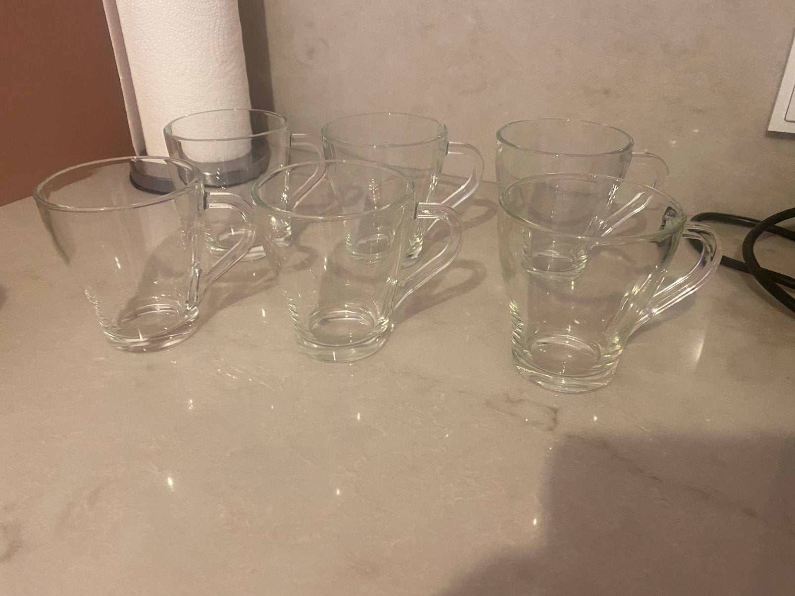6 theeglazen, Ophalen of Verzenden, Zo goed als nieuw, Overige typen