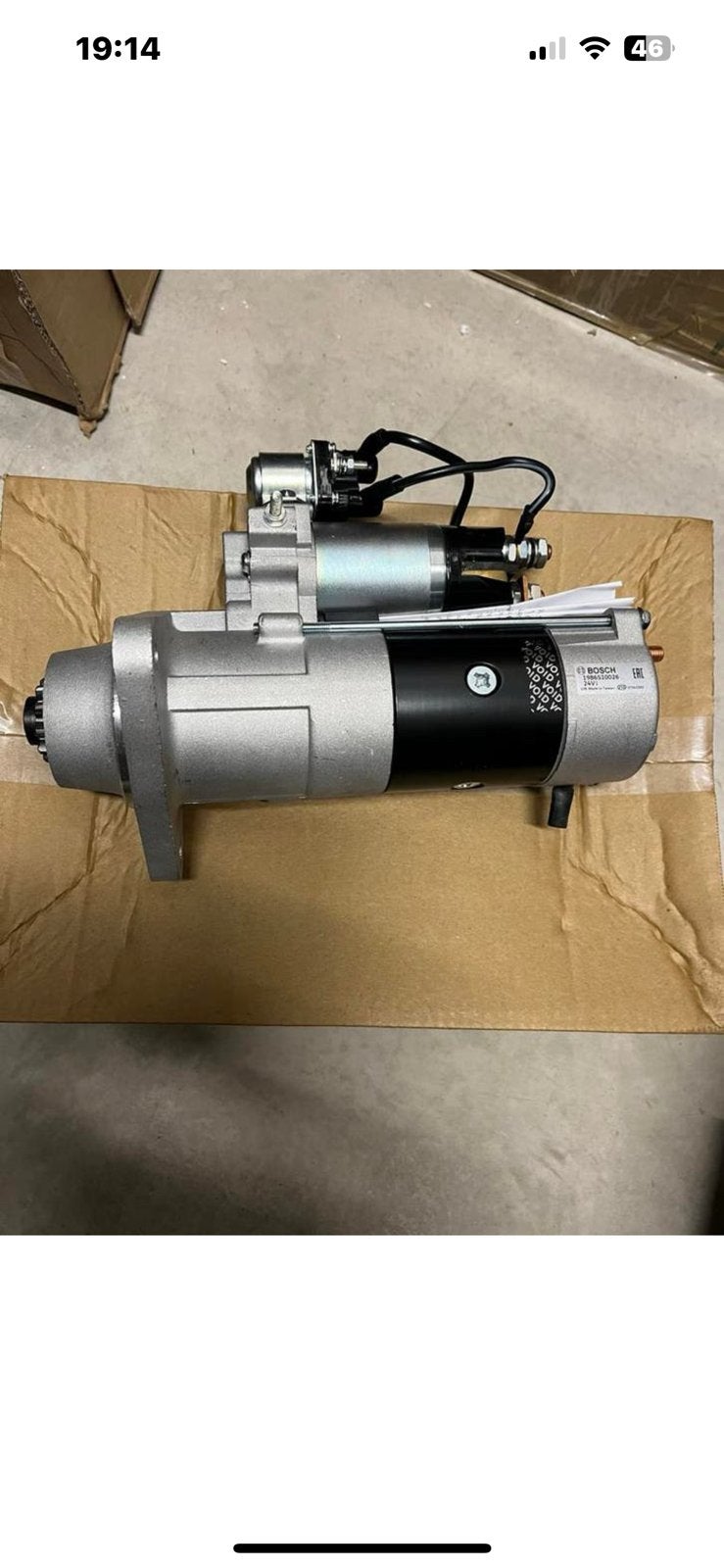 Nieuwe BOSCH Startmotor 24V - 5.5 kW (Art. Nr.:1 986 S10 026, -, -, Nieuw, Ophalen of Verzenden