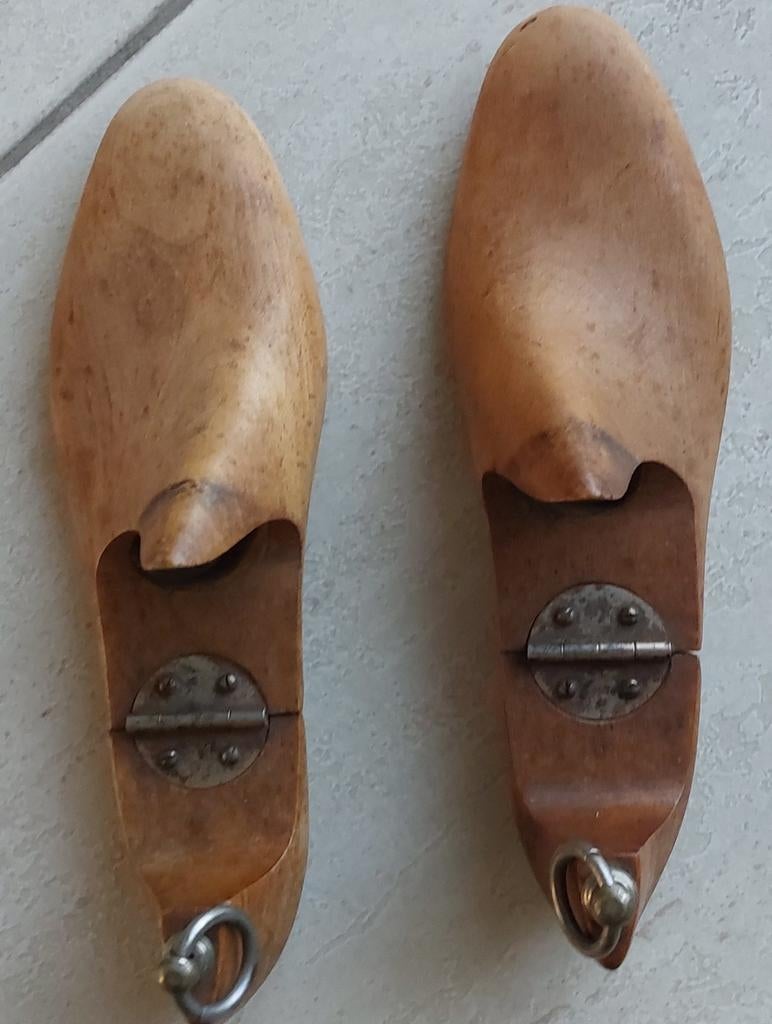 Brocante!Oude houten schoenenspanners., Ophalen of Verzenden