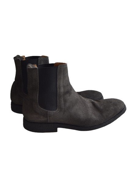 Marc Wenn suède Chelsea boots, schoenen, grijs, Mt. 42, Overige kleuren, Verzenden, Boots, Marc Wenn