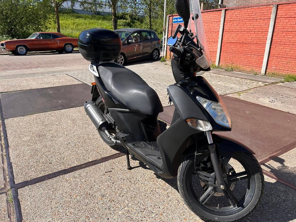 Kymco agilty 16 inch grote wielen geel kenteken, Gebruikt, Maximaal 45 km/u, Ophalen of Verzenden, Agility