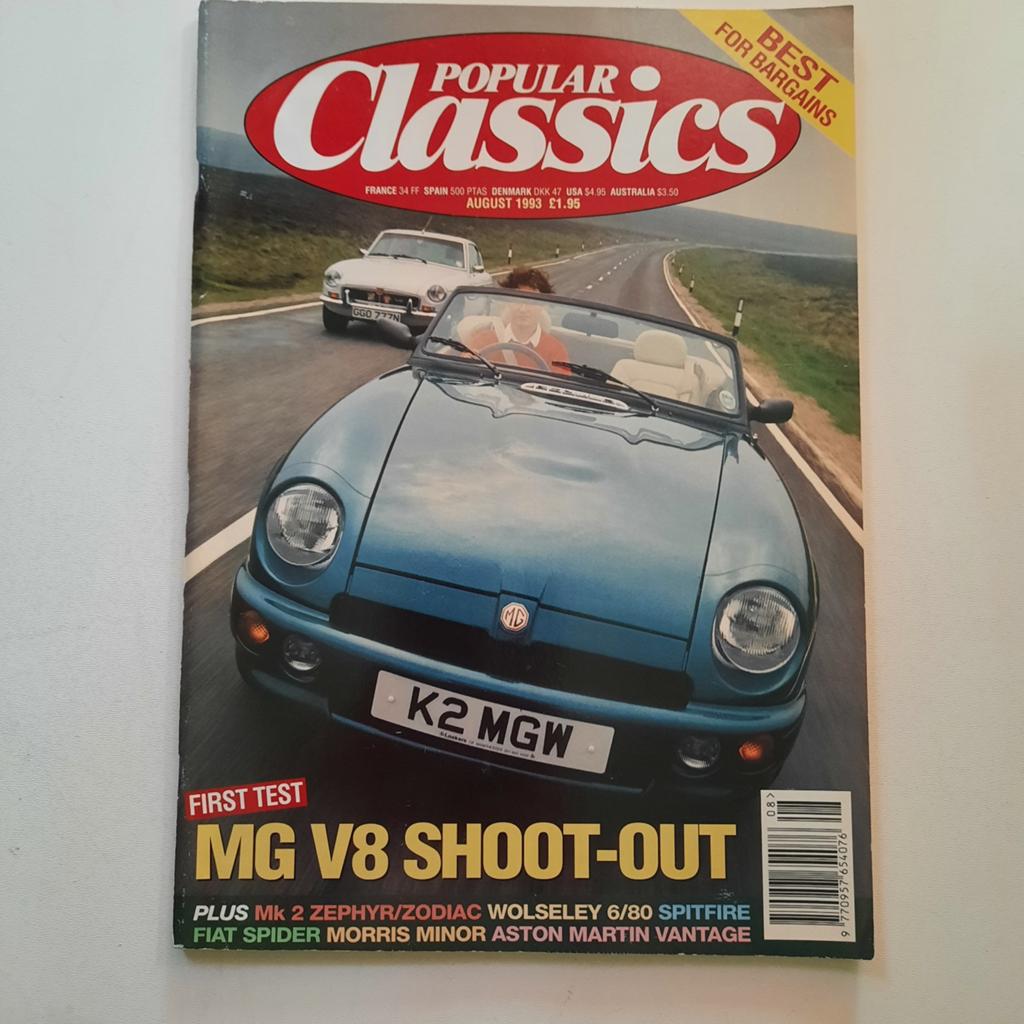 Popular Classics, augustus 1993, Ophalen of Verzenden, Zo goed als nieuw, Ford