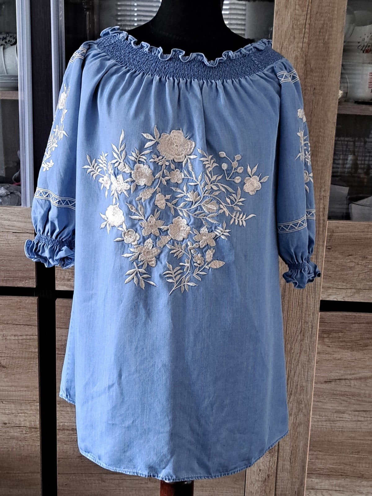 spijker tuniek Zara maat s, Ophalen of Verzenden, Zo goed als nieuw, Maat 38/40 (M), Blauw