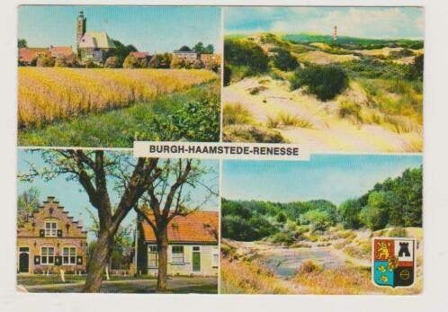 kaarten Burg-Haamstede-Renesse, Spankeren, Scheveningen, Ophalen of Verzenden, 1960 tot 1980, Zuid-Holland