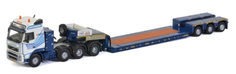 WSI VOLVO FH2 GLOBETROTTER + DIEPLADER - VAN WIJGERDEN, Wsi, ., Nieuw, Ophalen of Verzenden