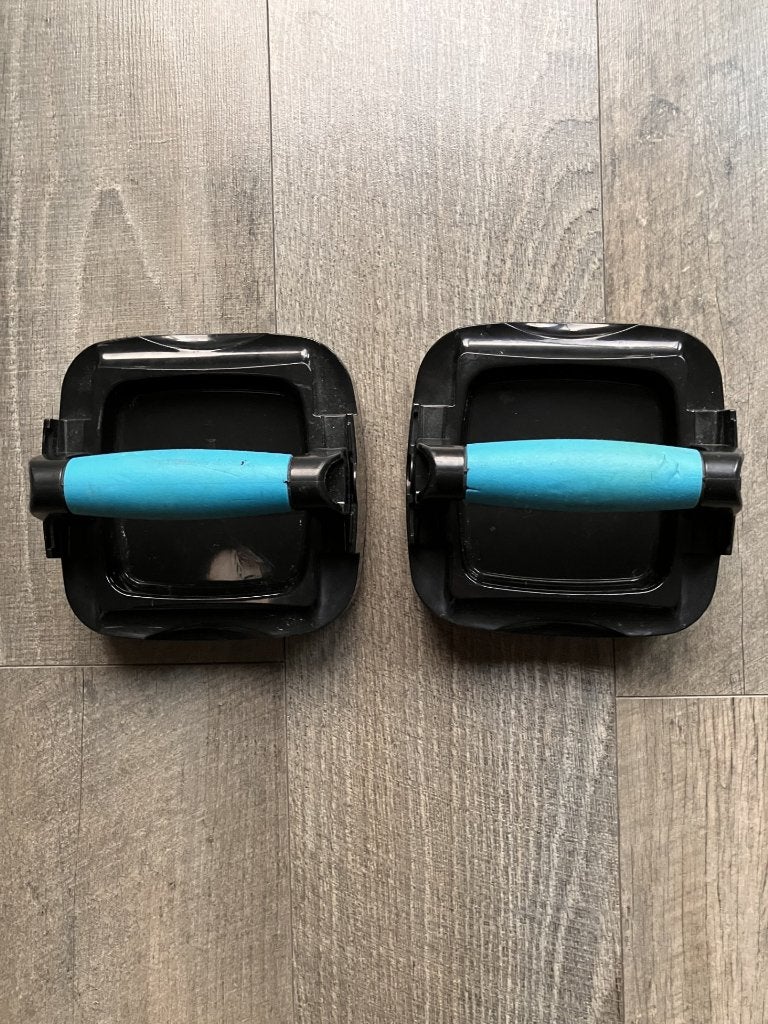 Crivit opdruksteunen, Sport en Fitness, Ophalen of Verzenden, Zo goed als nieuw, Borst, Push-up steun