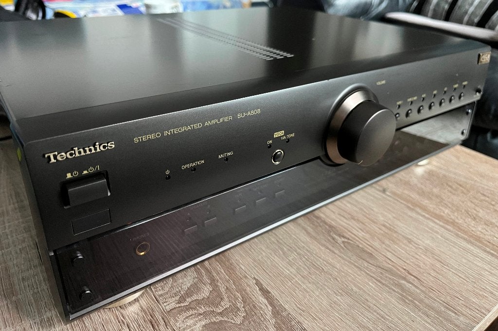 Technics SU-A808 geïntegreerde stereoversterker, Audio, Tv en Foto, Versterkers en Receivers, Overige merken, Ophalen of Verzenden