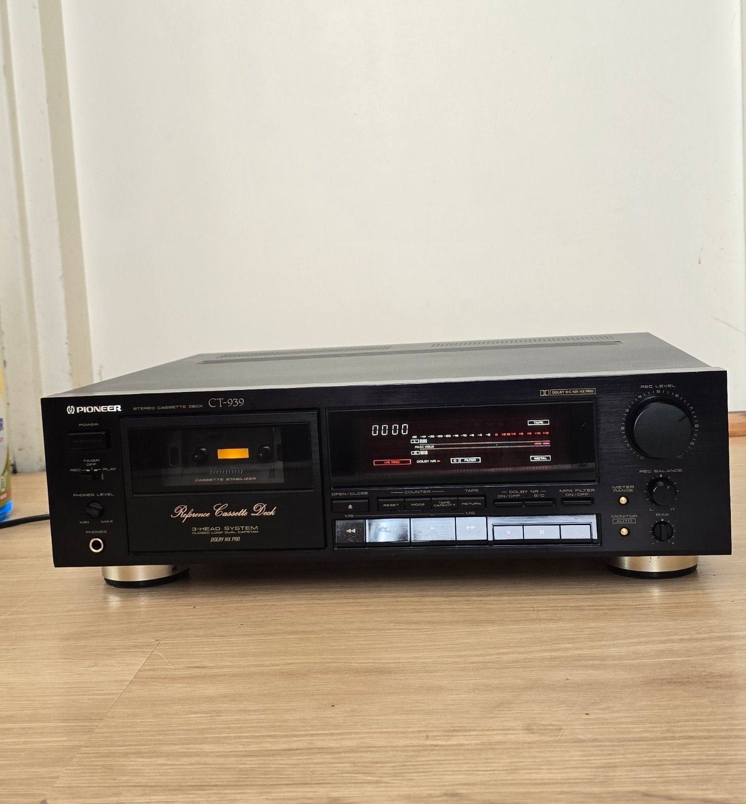 Pioneer CT-939 Cassettedeck - ❗️defect ❗️, Ophalen of Verzenden, Enkel, Overige merken, Tiptoetsen