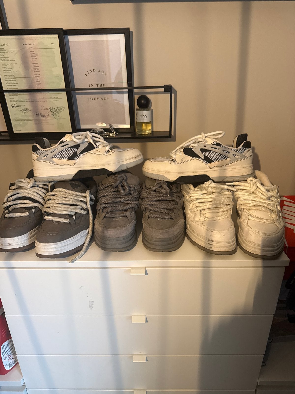 Partij skate look schoenen - Bershka, Zara - Maat 44, Ophalen of Verzenden, Gedragen, Sneakers of Gympen