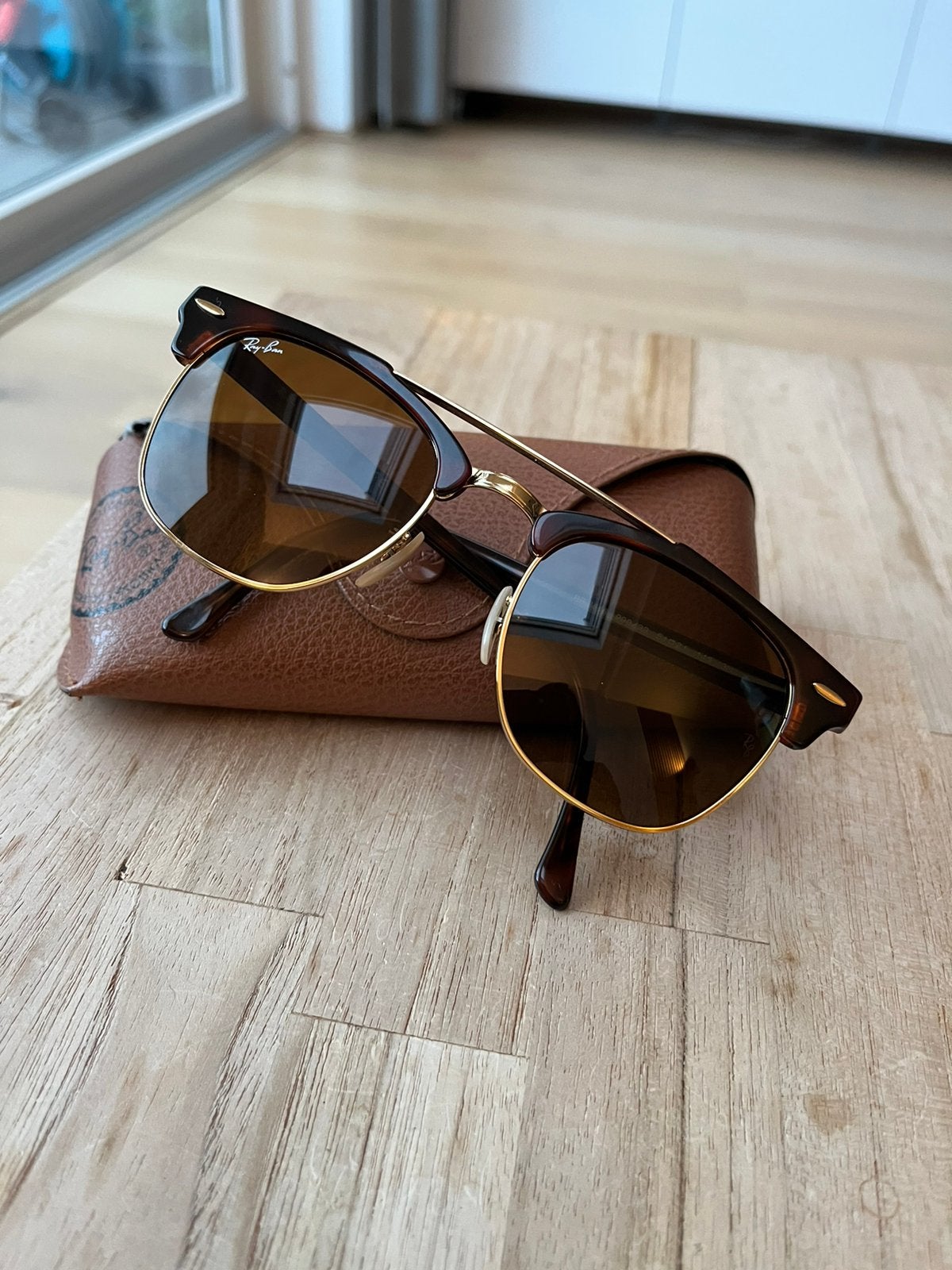 Ray-Ban zonnebril RB 3816 990/33 51-21-145 3N, Zonnebril, Bruin, Ophalen of Verzenden, Zo goed als nieuw