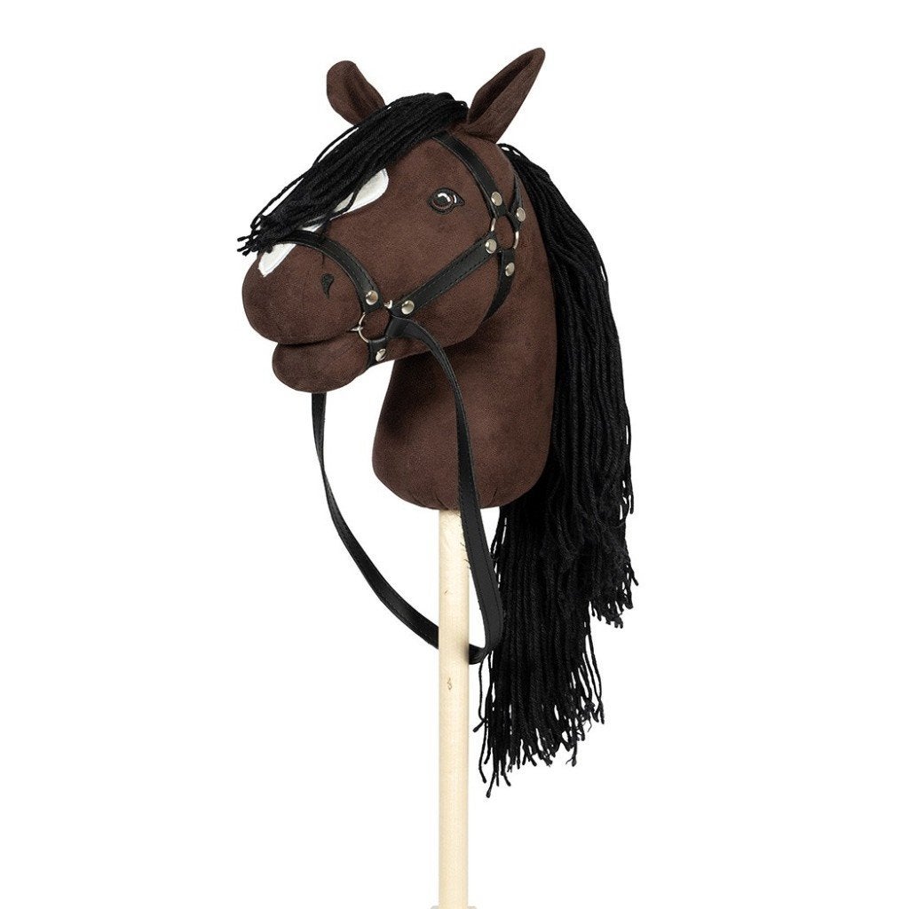 Luxe Hobby Horse met open mond en staart | Kleur Bruin, Hobby en Vrije tijd, Ophalen of Verzenden, Nieuw
