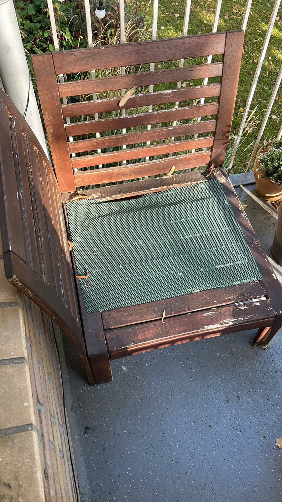 IKEA Tuinset met kussens, Gebruikt, Stoel, Tuinset, Hout