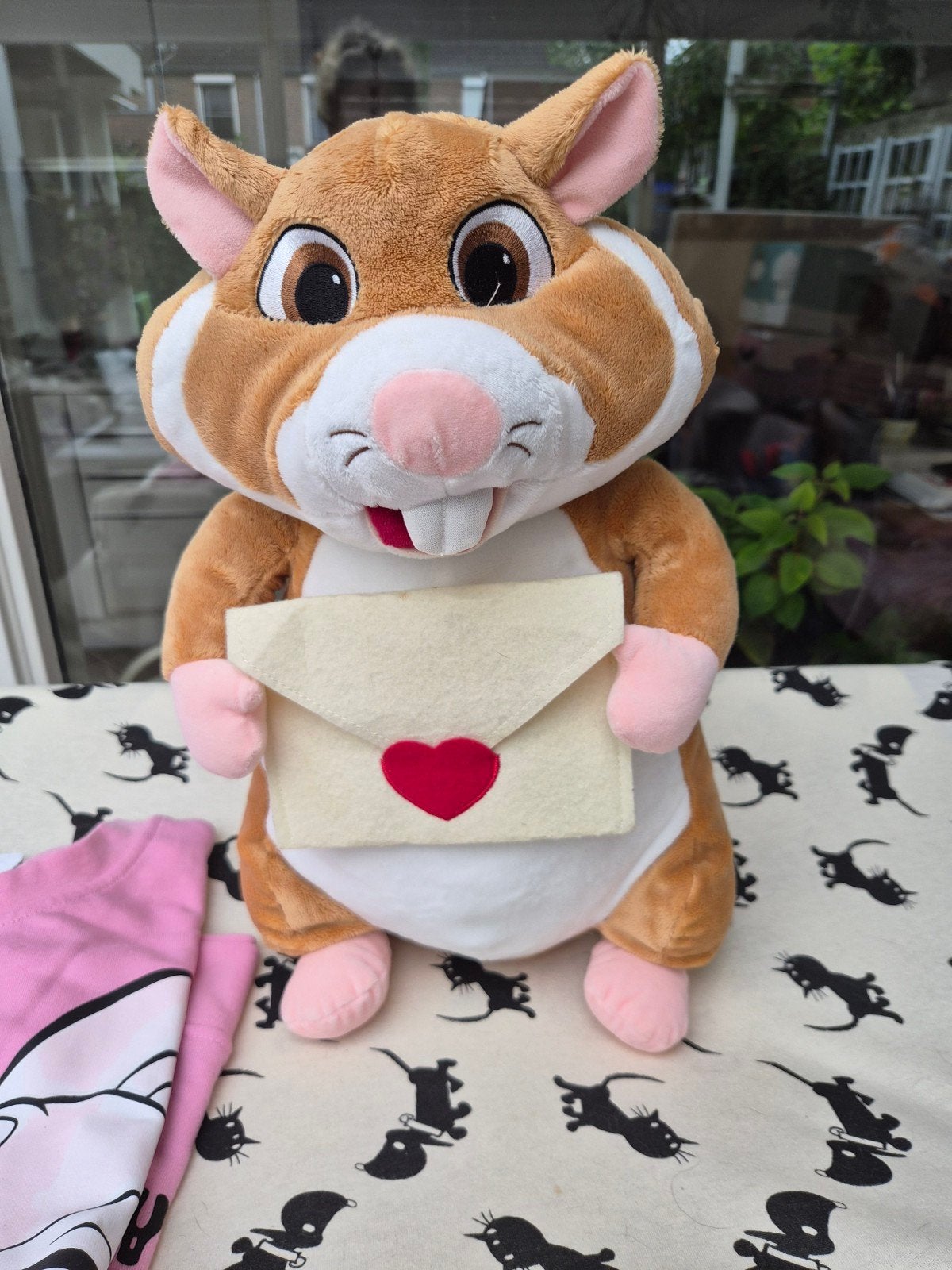 Grote Albert Heijn Valentijn Hamster met envelopje, Ophalen of Verzenden