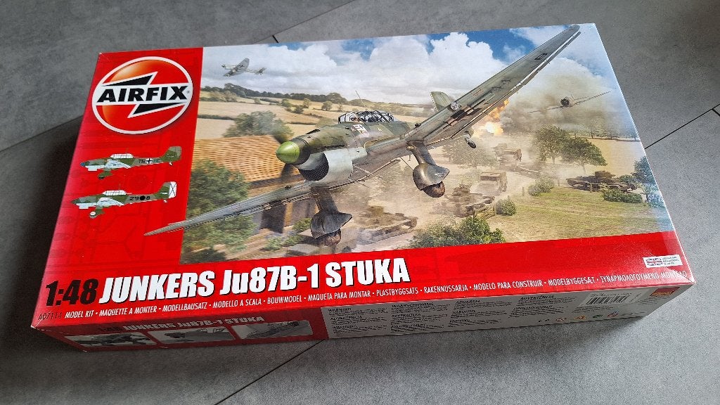 Airfix A07114 - 1/48 Junkers Ju87B-1 Stuka, Overige merken, Nieuw, Ophalen of Verzenden, Groter dan 1:72