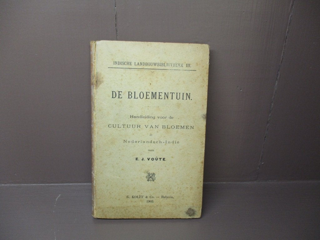 De bloementuin, E.J. Voûte (1903), Ophalen of Verzenden, Gelezen
