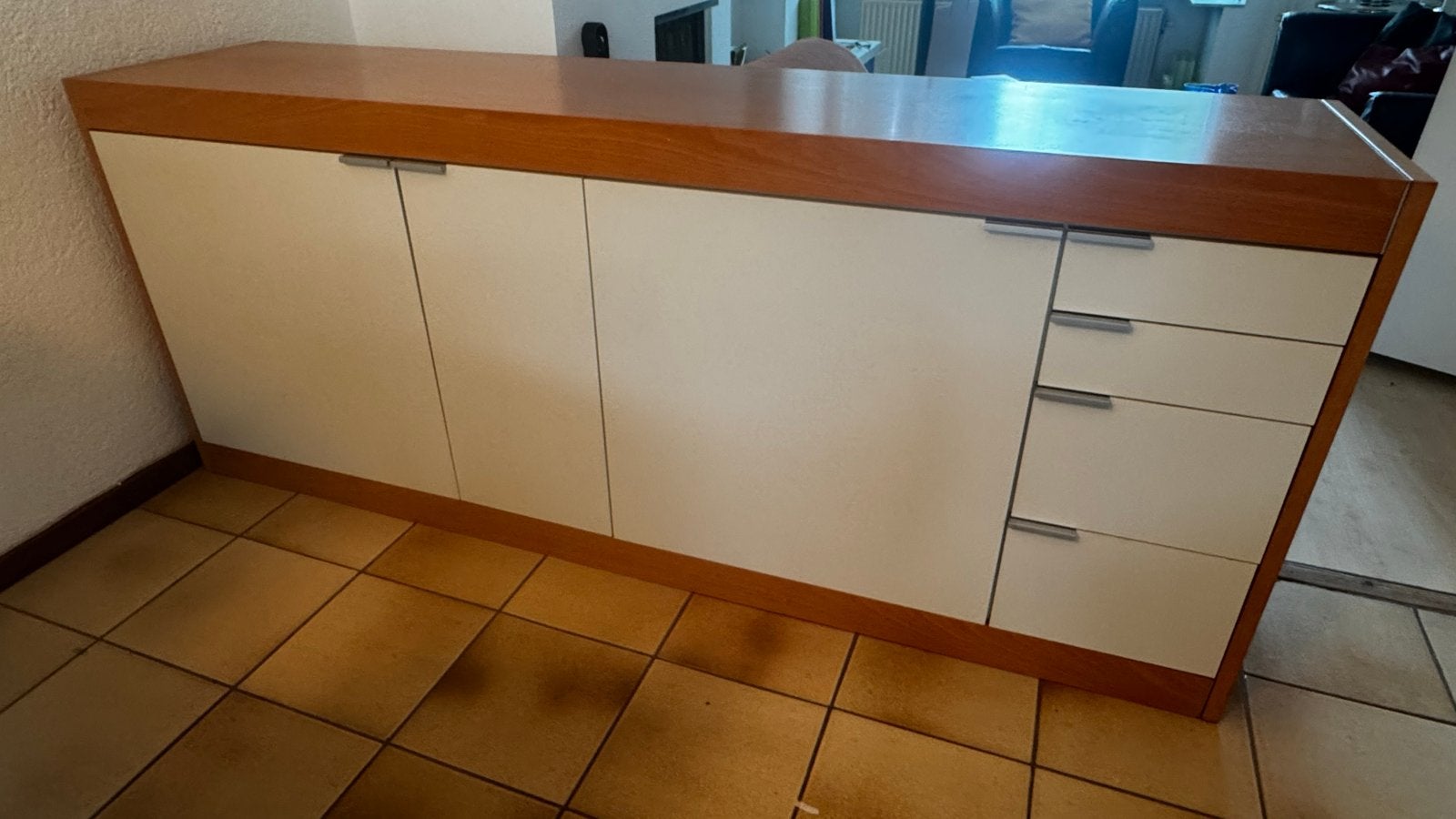Pastoe kast L-serie - 198x45x81 cm - Zeer nette staat, Huis en Inrichting, Ophalen, 150 tot 200 cm, Zo goed als nieuw, Met lade(s)