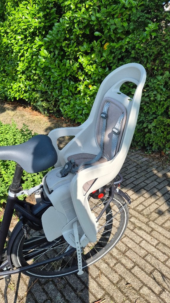 Fietsstoeltje achterzit - Polisport Groovy grijs, Ophalen, Gebruikt, Achterzitje, Polisport