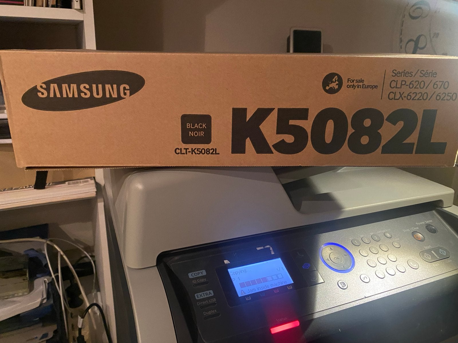 Samsung K5082L Zwarte Laser Cartridge voor CLP/CLX printers, Computers en Software, Ophalen, Nieuw, Zwart-en-wit printen, Laserprinter