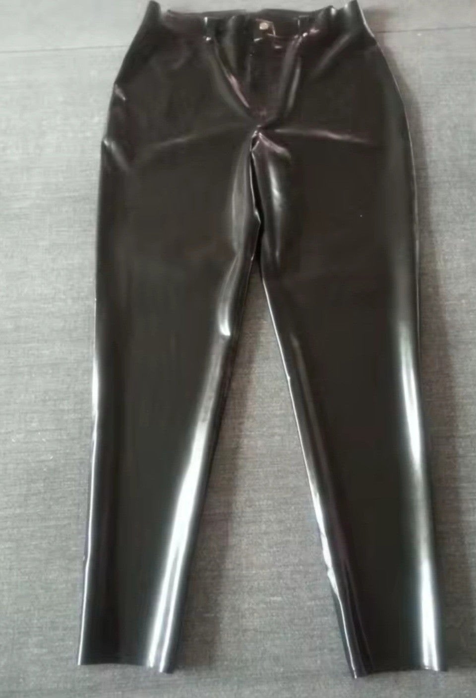 Latex broek met ritssluiting, tm 2XL, Kleding | Dames, Verzenden, Zwart, Nieuw, Maat 34 (XS) of kleiner