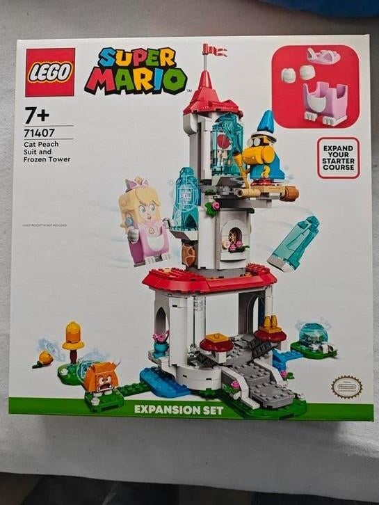 Lego Super Mario 71407 Cat Peach Suit and Frozen Tower, Ophalen of Verzenden