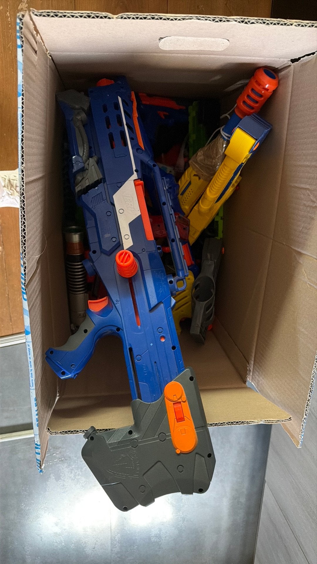 Grote partij Nerf en X-Shot blasters, diverse modellen, Ophalen of Verzenden, Gebruikt