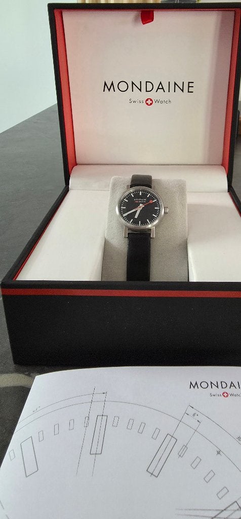 Mondaine Evo2, Overige merken, Leer, Staal, Polshorloge