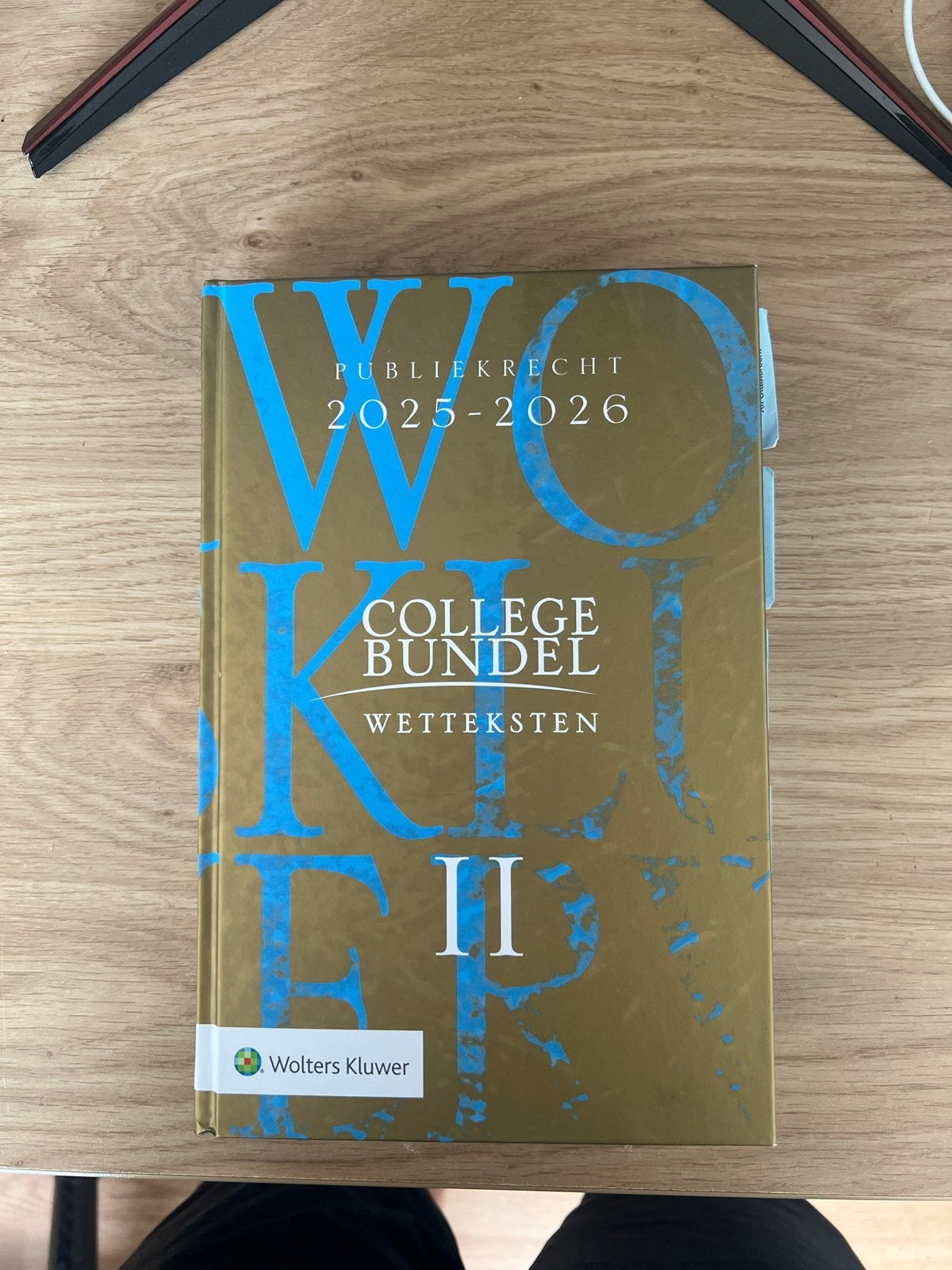 Collegebundel Wetteksten II Publiekrecht 2025-2026, Ophalen of Verzenden, Gamma, Zo goed als nieuw, HBO