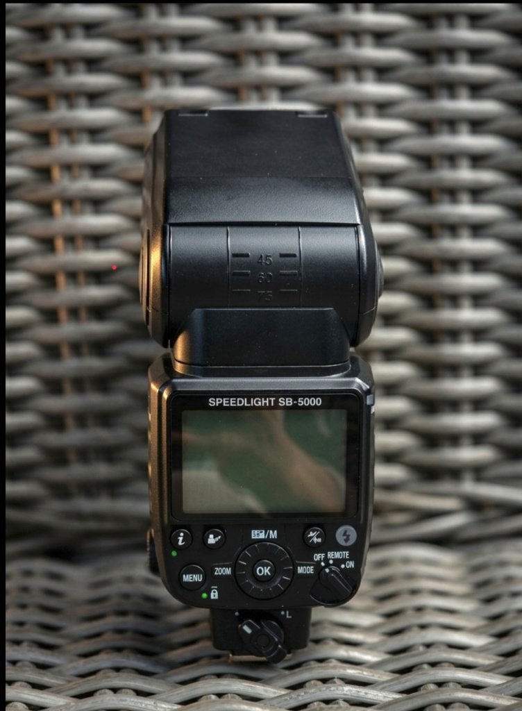 Nikkon SB 5000 flitser, Audio, Tv en Foto, Fotografie | Flitsers, Nikon, Inclusief tas/hoes, Externe flitser, Ophalen of Verzenden