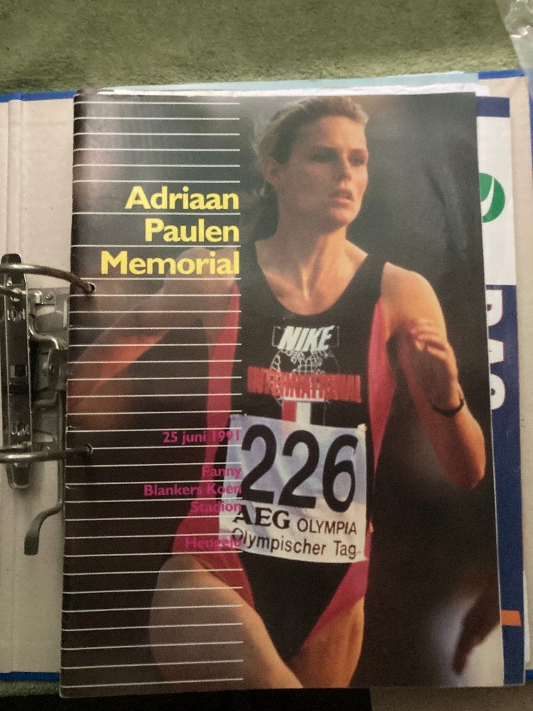 program adriaan paulen game atleliek 1991, Ophalen of Verzenden, Gebruikt, Overige sporten, Boek of Tijdschrift