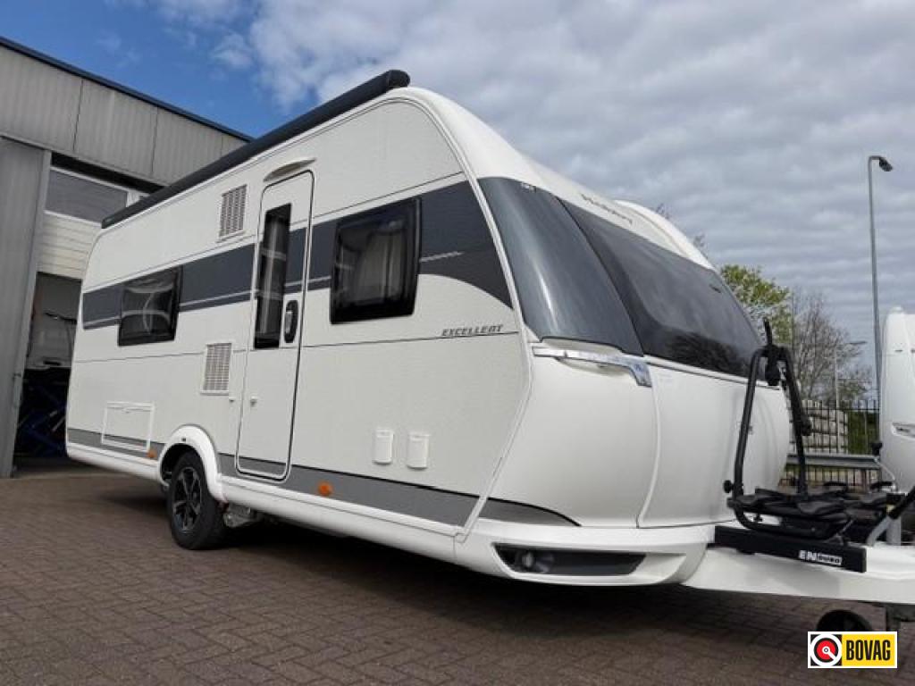 Hobby Excellent 540 WFU 2023/2025 MOVER/AIRCO/LUIFEL, Caravans en Kamperen, Caravans, Schokbreker, Rondzit, Hobby, Bedrijf