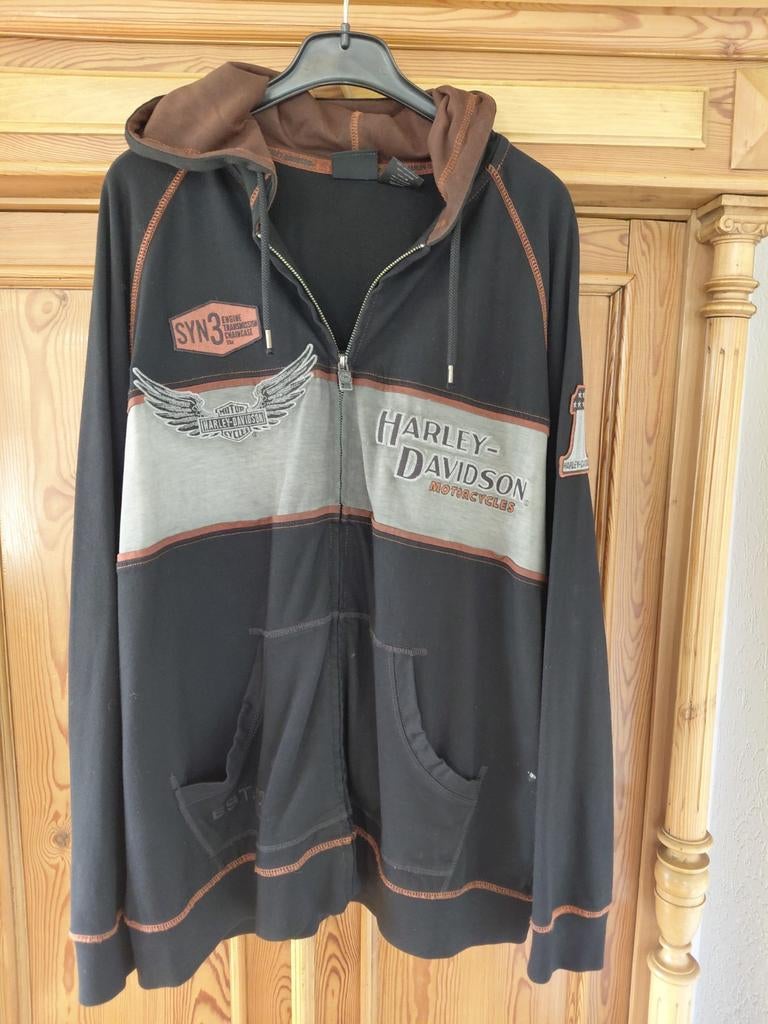 Harley-Davidson vest met capuchon - Maat XL, Heren, Ophalen of Verzenden, Tweedehands, Harley-Davidson