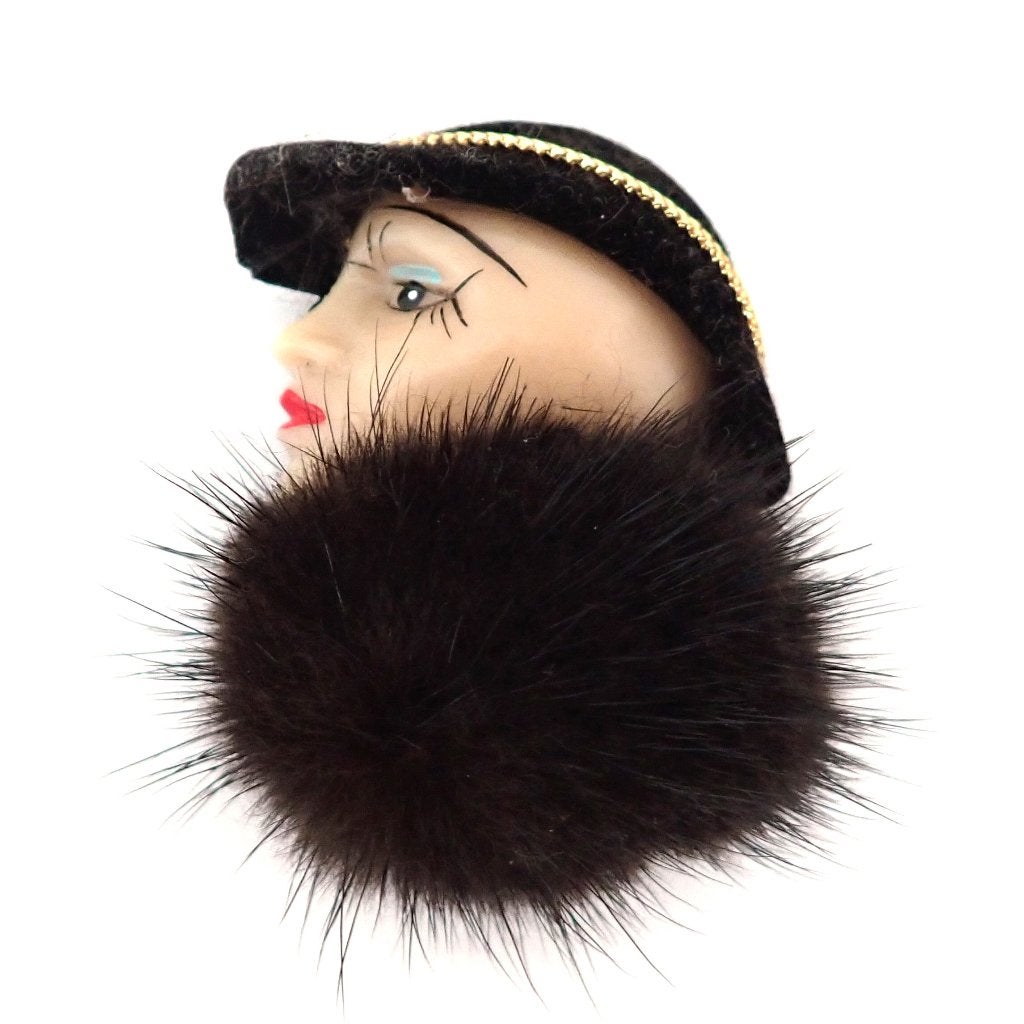 Vintage broche, Verzenden, Zo goed als nieuw, Overige materialen