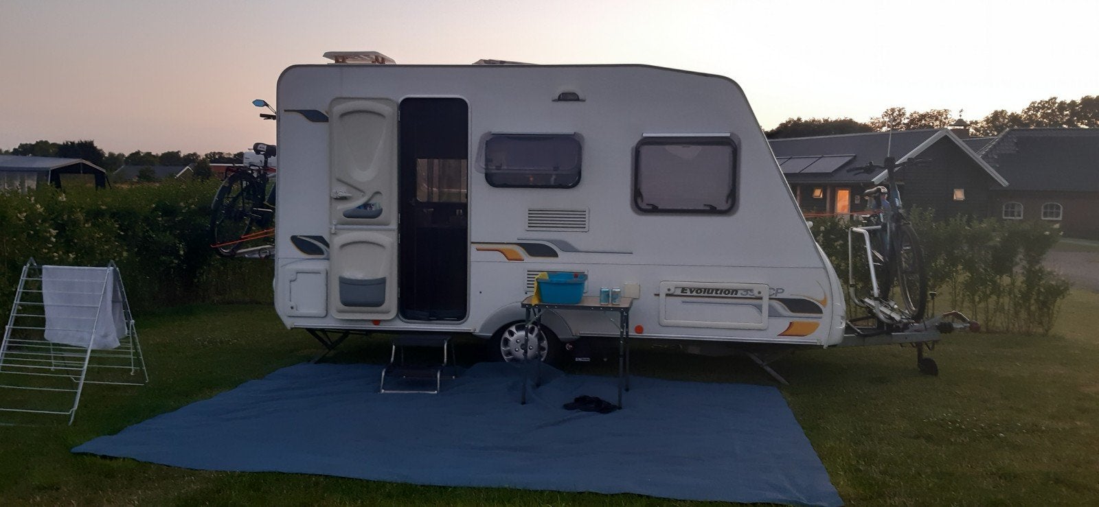 Sterckeman Evolution 390 (2006) incl. Voortent ,en mover, Caravans en Kamperen, Particulier, Hordeur, Sterckeman