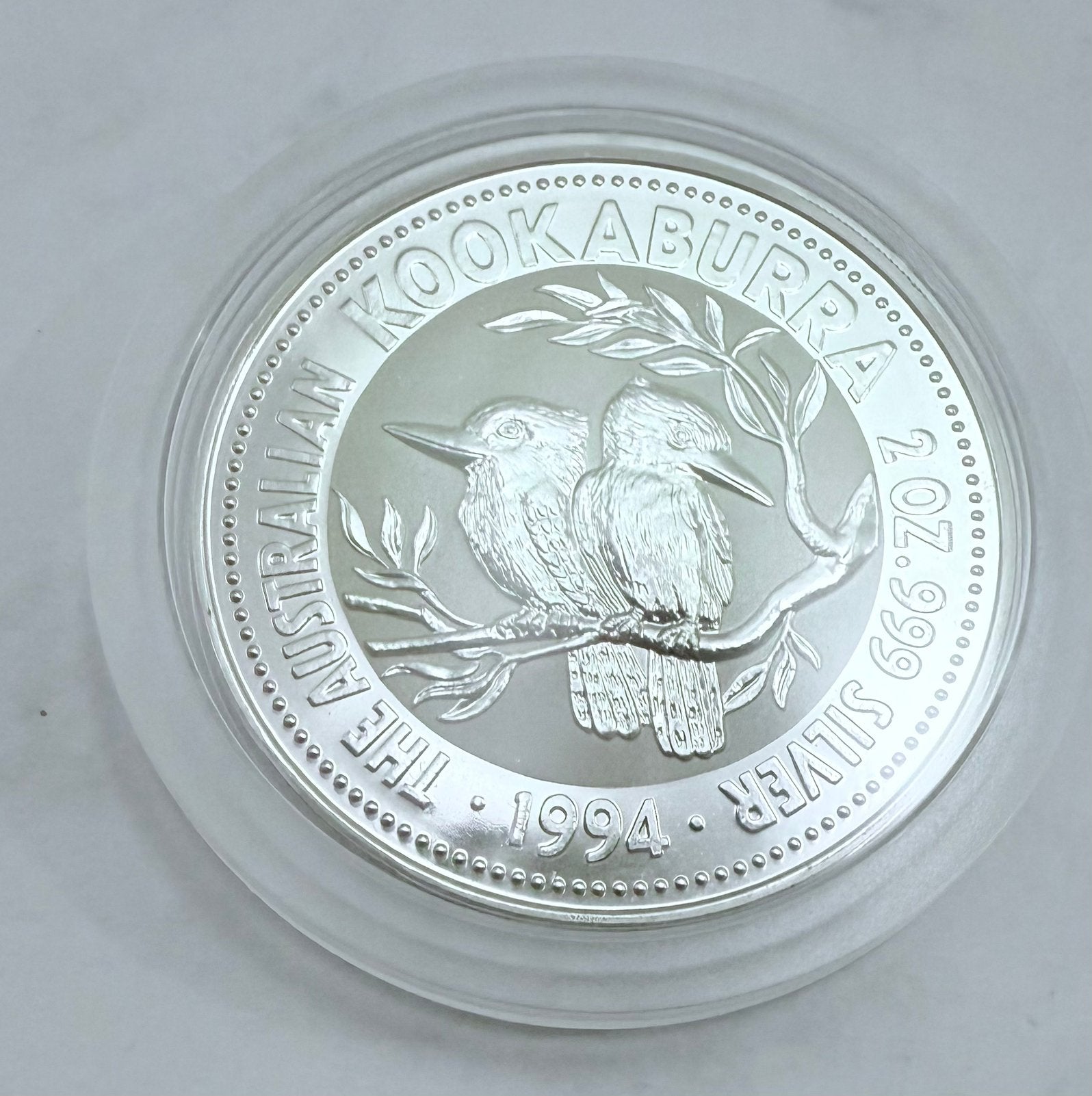 2oz 1994 Australian Kookaburra / 999 zilver, Postzegels en Munten, Ophalen of Verzenden, Zilver