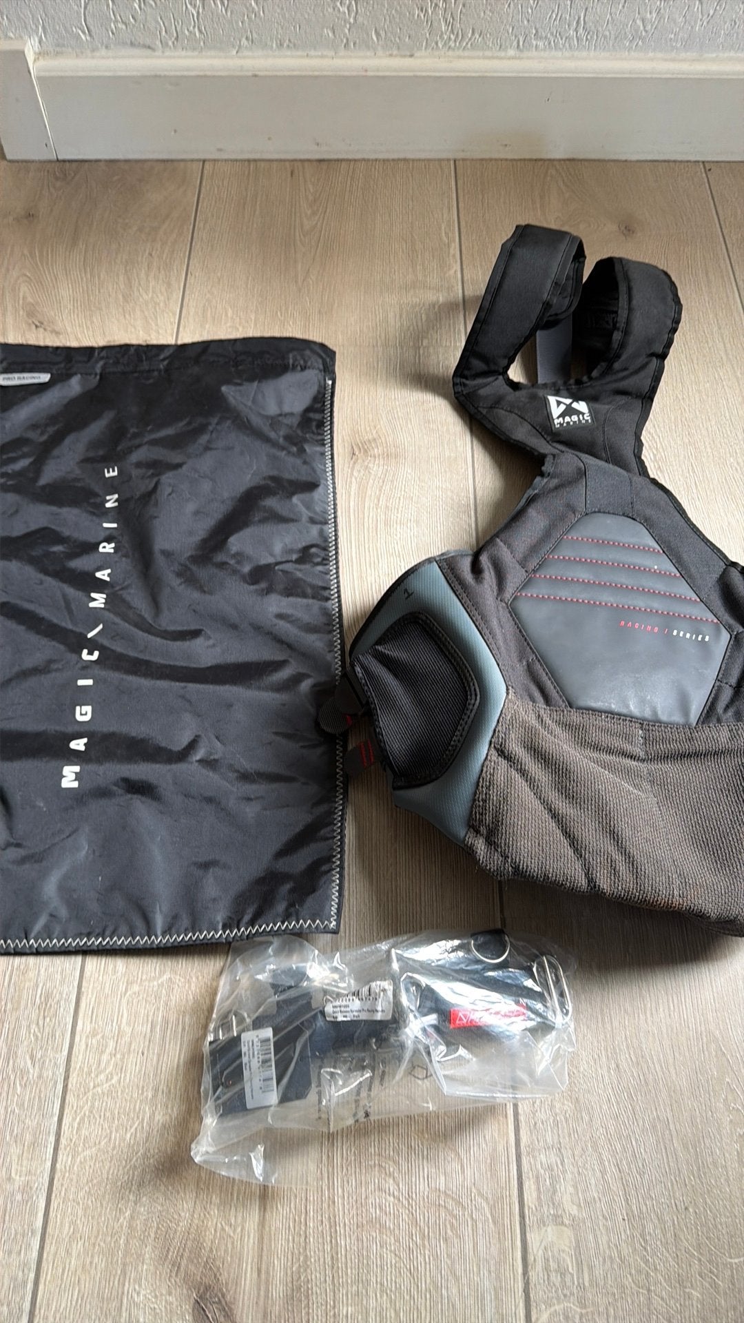 Magic Marine pro racing harness harnas maat XS S, Watersport en Boten, Ophalen of Verzenden, Zo goed als nieuw, Dame of Heer